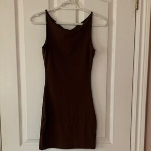 SHEIN Chocolate Mini Dress